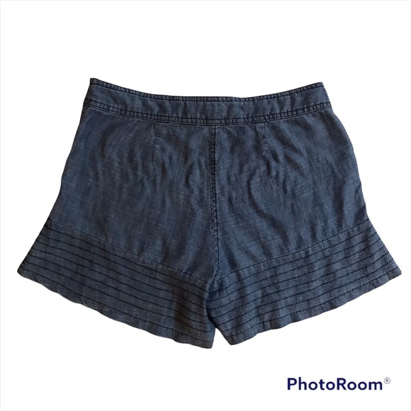 TRINA TURK / Rosamunda Linen Blend Shorts - Picture 9 of 12